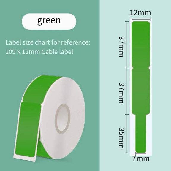 Cable Label Sticker Tape Waterproof Label Printer Paper Network Fiber Wire Tags