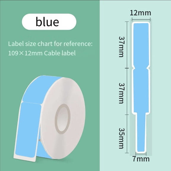 Cable Label Sticker Tape Waterproof Label Printer Paper Network Fiber Wire Tags