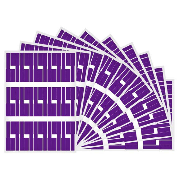 Cable Labels,Colored Wire Labels Electrical,Water-Proof Cord Label Electronics Tags for Cables Management,Self-Adhesive Cable Label Tags,Wire Cord Label Cable Stickers for Office, Home,Purple