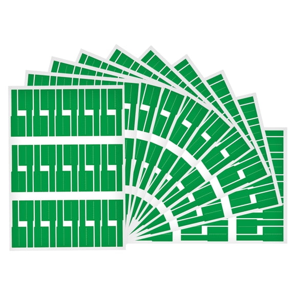 Cable Labels,Colored Wire Labels Electrical,Water-Proof Cord Label Electronics Tags for Cables Management,Self-Adhesive Cable Label Tags,Wire Cord Label Cable Stickers for Office, Home,Green