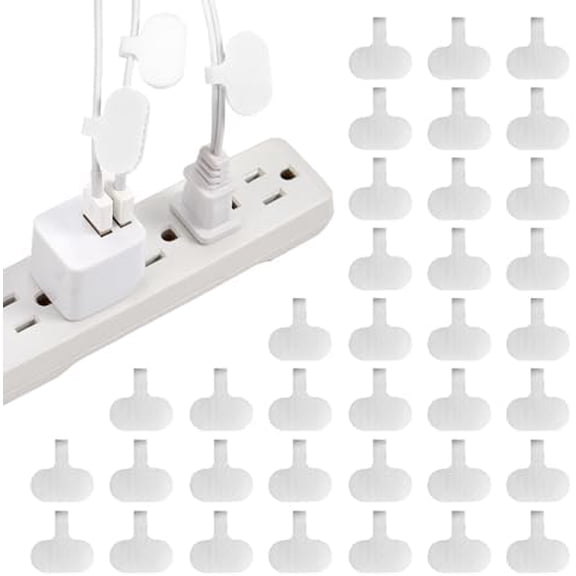 Cable Labels by , Regular, White (36 Pack) - Write On Cord Labels, Wire Labels, Cable Tags and Wire Tags for Cable Management and Electronics, Computers. Great Stocking Stuffer