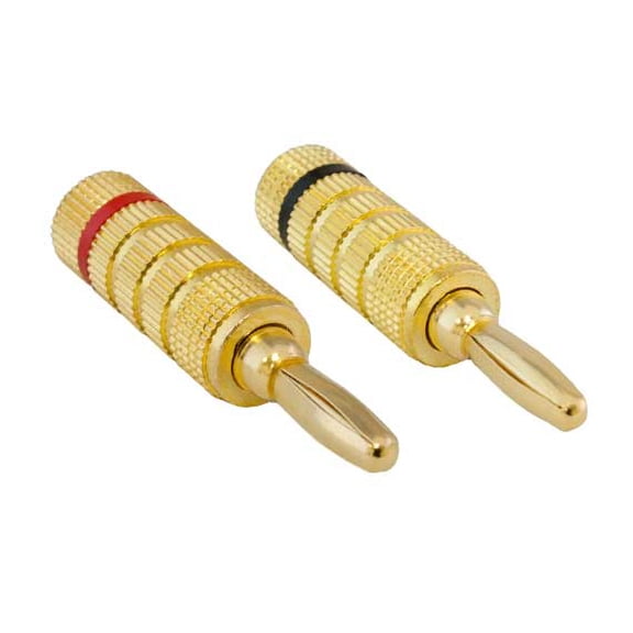 Cable Leader 1 Pair of Speaker Banana Plugs, Closed Screw Type
