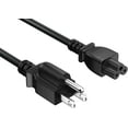 thumbnail image 1 of Cable Leader 1 ft 18 AWG 3-Prong Notebook AC Power Cord (IEC320 C5 to NEMA 5-15P), 1 of 5
