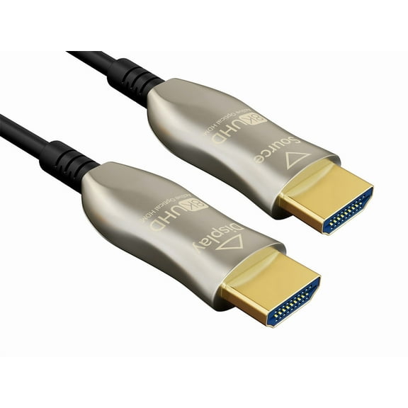 Cable Leader 100ft Ultra High Speed 8K HDMI Fiber Optic Cable (AOC), HDMI 2.1, Plenum Rated, 8K Support, UL, Black