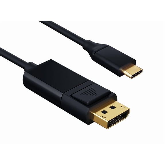 Cable Leader 10ft USB 3.1 Type C to DisplayPort Cable, Male to Male, 4K Support, Black