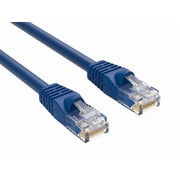 Cable Leader 12ft Cat6 UTP Ethernet Network Patch Cable Snagless 24AWG Bare Copper, Blue