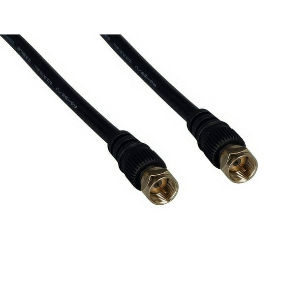 Cable Leader 12ft F-Type M/M RG-59U Coaxial Cable