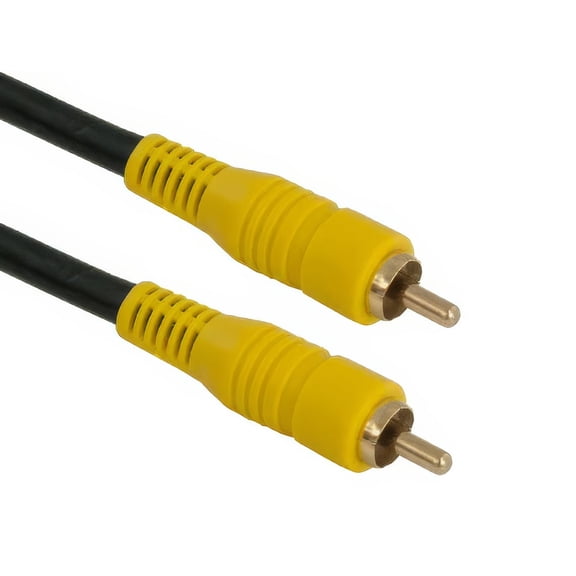 Cable Leader 12ft RCA M/M RG-59U Premium Composite Video Cable