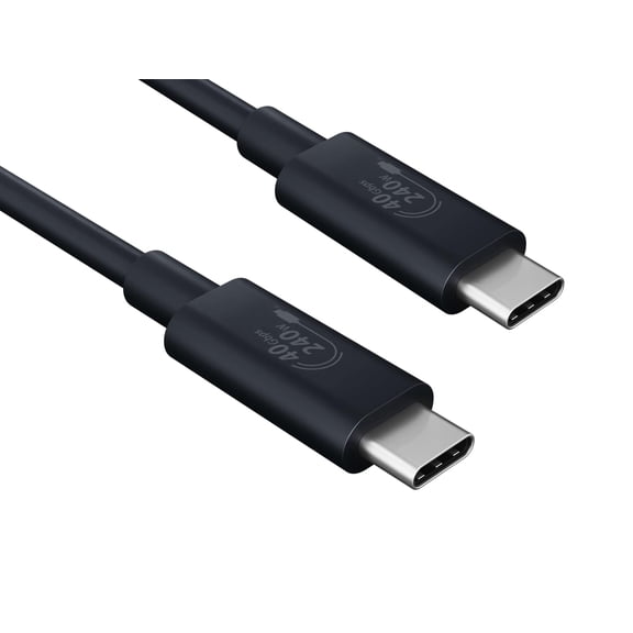 Cable Leader 3.3ft USB4 Cable, 240W Type C to Type C 8K Video, Black