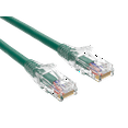 thumbnail image 1 of Cable Leader 20ft Cat6 Ethernet Patch Cable with Clear Boot, UTP, Pure Bare Copper, Green, 1 of 5