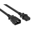 thumbnail image 1 of Cable Leader 3 ft 14 AWG Computer Power Extension Cord IEC320 C13 to IEC320 C14, 1 of 6