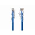 thumbnail image 1 of Cable Leader 30ft Slim Cat6a 28AWG UTP Ethernet Network Patch Cable, Blue, 1 of 6
