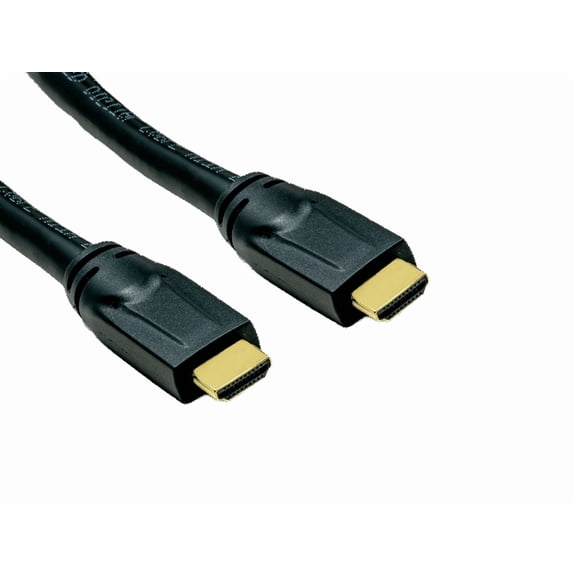 Cable Leader 35ft High Speed HDMI Cable with Ethernet, Plenum Rated, 24 AWG, Black