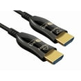 thumbnail image 1 of Cable Leader 35ft High Speed HDMI Fiber Optic Cable (AOC), HDMI 2.0, CL3 Rated, 4K Support, UL, Black, 1 of 5