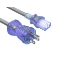 thumbnail image 1 of Cable Leader 3Ft Nema 5-15P To C13 Hospital Grade Power Cord 16 Awg 13A 125V Sjt, 1 of 5