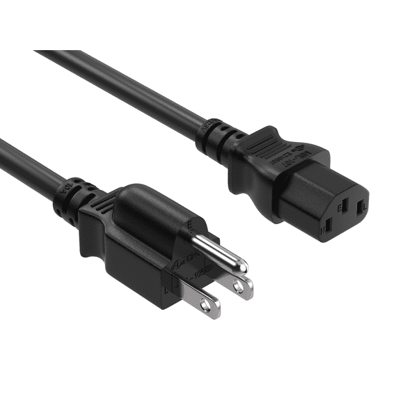 Cable Leader 3ft 18 AWG Universal Power Cord (IEC320 C13 to NEMA 5-15P)