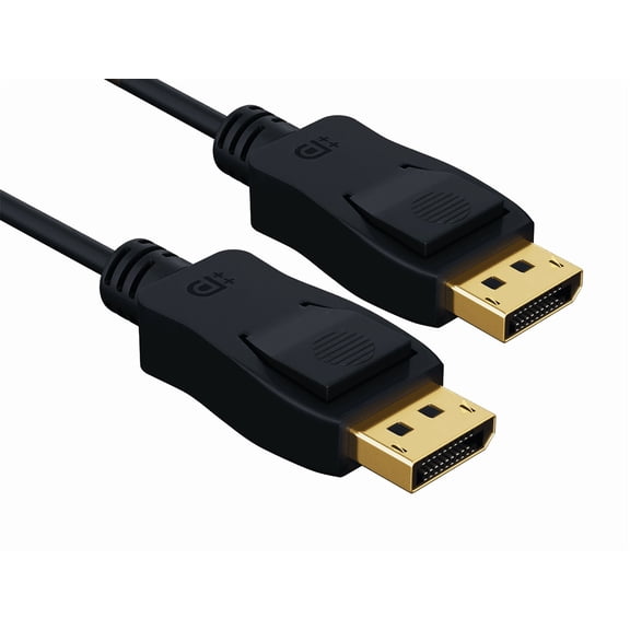 Cable Leader 3ft Gold Plated Premium DisplayPort Male to Male Cable with Latches, Version 1.4 VESA Certified