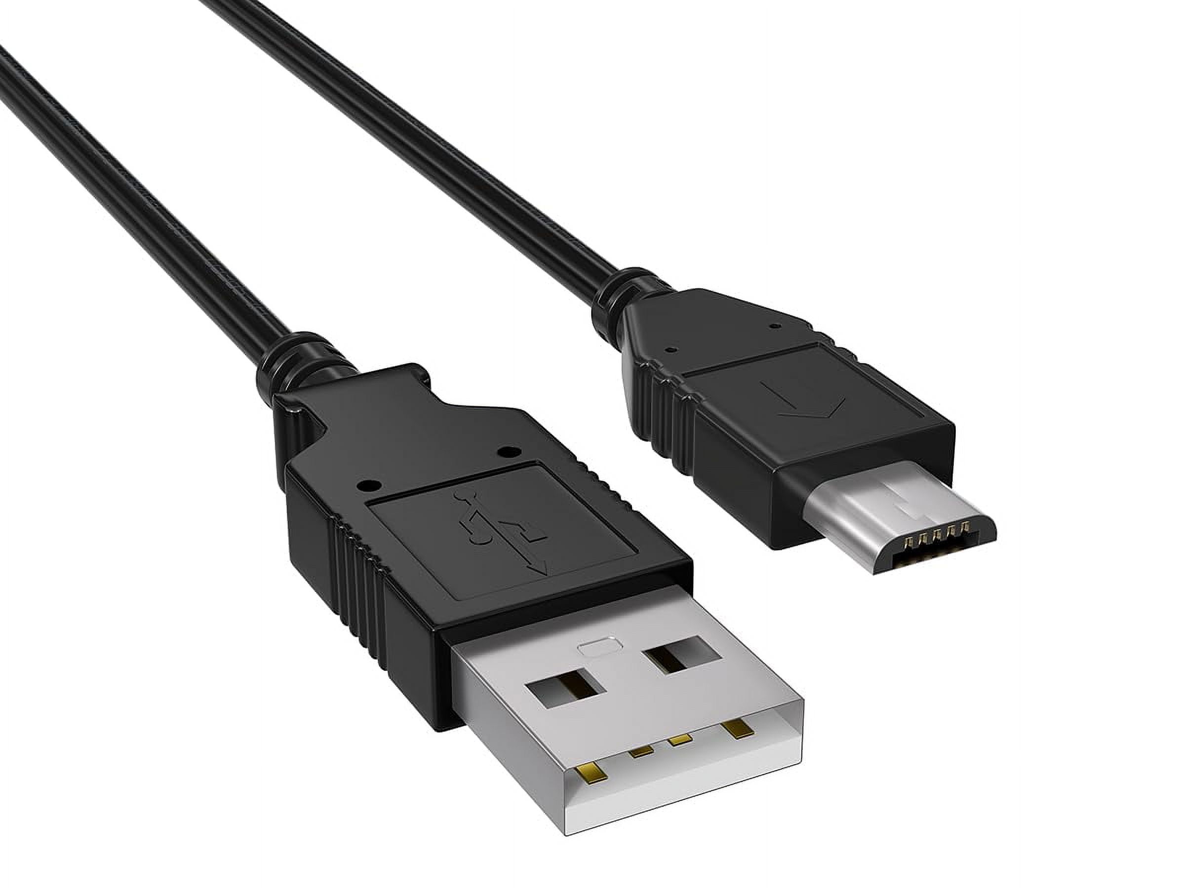 Usb Micro 2 Picture Cable Leader 3ft Micro USB Cable, USB 2.0 A to Micro B, Black - Walmart.com