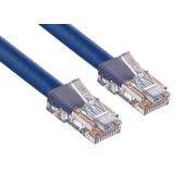 Cable Leader 4ft Cat6 UTP Non-Booted Ethernet Network Patch Cable 24AWG Bare Copper, Blue