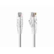 Cable Leader 4ft Slim Cat6a 28AWG UTP Ethernet Network Patch Cable, Gray