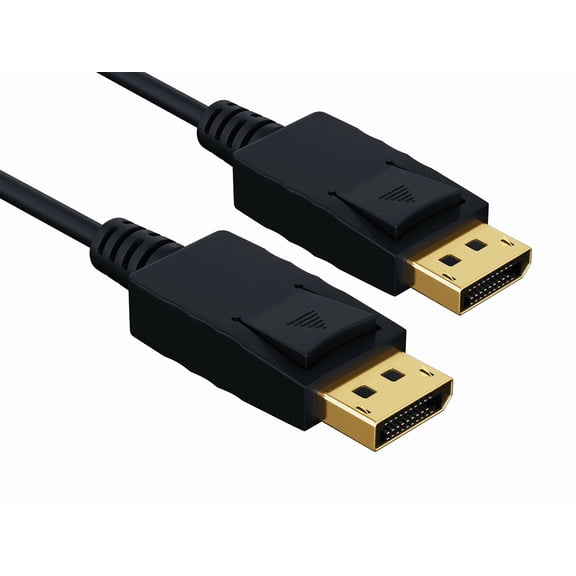 Cable Leader 50ft Gold Plated Premium DisplayPort to DisplayPort Male to Male Cable with Latches 24AWG