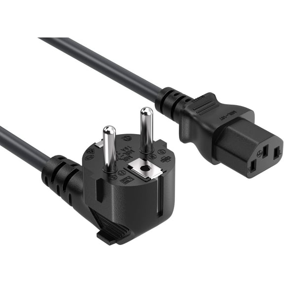 Cable Leader 6ft 18 AWG European Power Cord (CEE 7/7 to IEC320 C13)