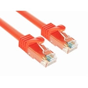 Cable Leader 6ft Cat6a UTP 10G Ethernet Network Patch Cable Snagless 24AWG Bare Copper, Orange