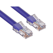 Cable Leader 7ft Cat6 UTP Non-Booted Ethernet Network Patch Cable 24AWG Bare Copper, Purple