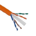 thumbnail image 1 of Cable Leader C6104-50TH 1000 ft. Cat6 550 MHz UTP Solid Bulk Cable, Orange, 1 of 1