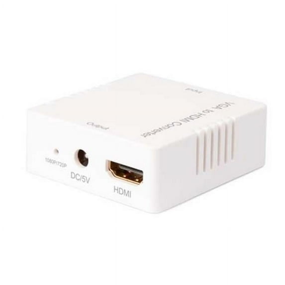 Cable Leader HM504-8000 VGA with Stereo to HDMI Converter with Scaling, Mini Type