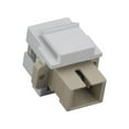 thumbnail image 1 of Cable Leader KJ310-81SC Fiber Optic SC Multimode Simplex Keystone Insert Module - White, 1 of 1