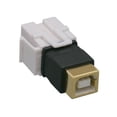 thumbnail image 1 of Cable Leader KJ312-84BB USB 2.0 B Female to B Female Keystone Jack, Flush Type - White, 1 of 1