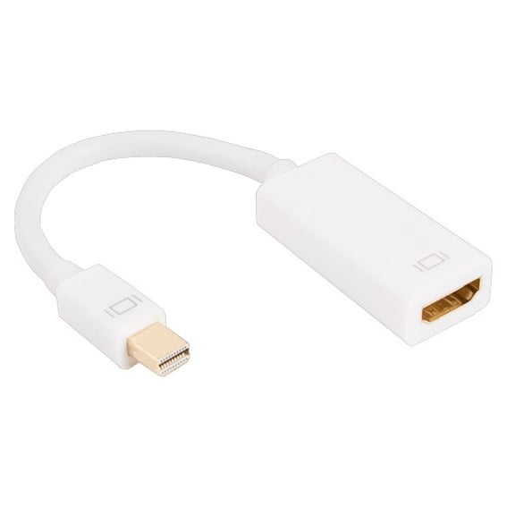Cable Leader Mini Displayport 1.2 Male to HDMI Female Passive Adapter Cable with Audio 4K Resolution Ready