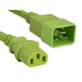 thumbnail image 1 of Cable Leader PW136-4206 6 ft. 14 AWG 15A 250V Power Cord - Green, IEC320 C20 to IEC320 C13, 1 of 1