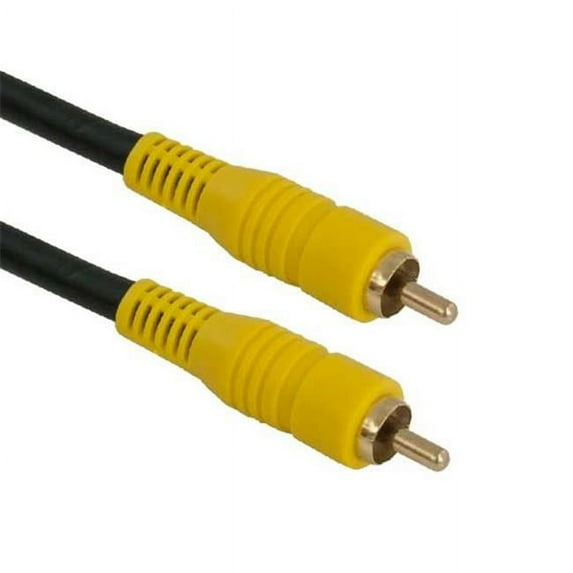Cable Leader RC104-1106 6 ft. RCA Male to Male RG-59U Premium Composite Video Cable