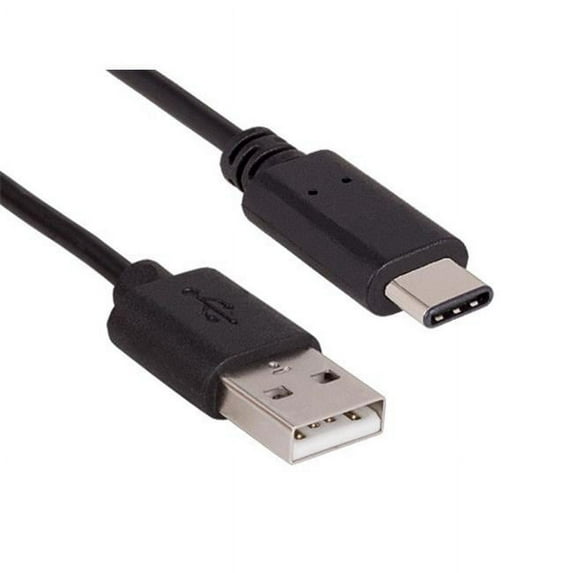Cable Leader U2114-1101 1 m USB 2.0 A Male to C Male Cable 480M 3A, Black