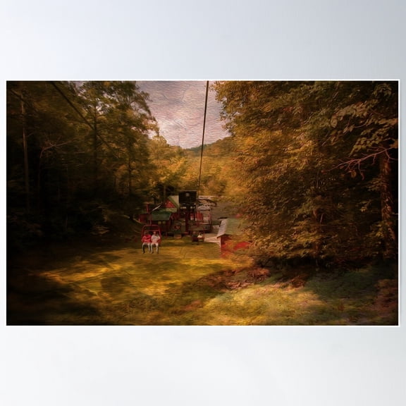 Cable Lift Poster Wall Art, Modern Wall Decor For Living Room Bedroom, 12x18 UNFRAMED