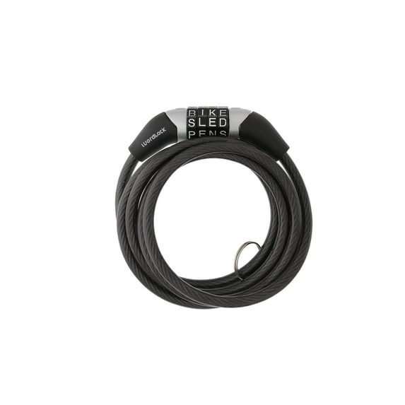 Cable Lock 4 Non Reset Black