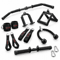 Cable Machine Attachment Set for Home Gym, Triceps Pull Down, Lat ...