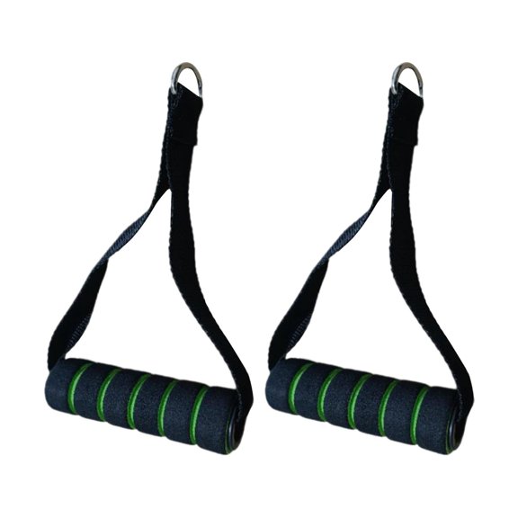 Cable Machine Handles Heavy Duty Anti-Slip Nylon Webbing Exercise Handles for Resistance Bands, Strength Trainer, Pilates