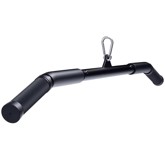 Cable Machine Lat Pull Down Bar with Foam Grips 1 Minute Assembly Gym Attachment