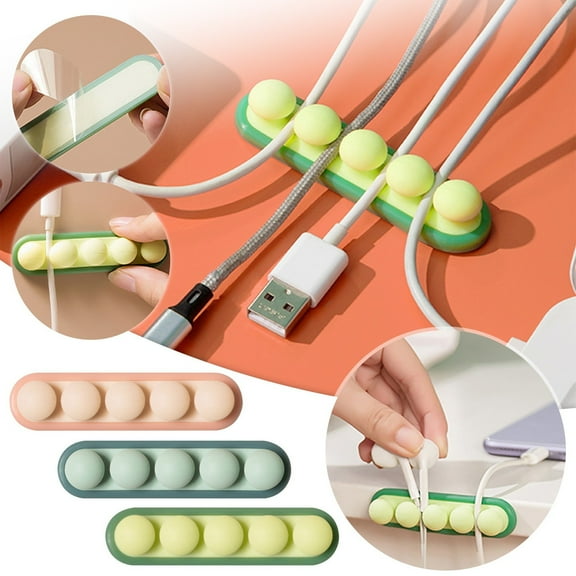 Cable Management Box Cord Organizer Network Cable Routing Mobile Phone Storage Solution Home Workspace Desk Wire Hider, UKHBMC | Blue