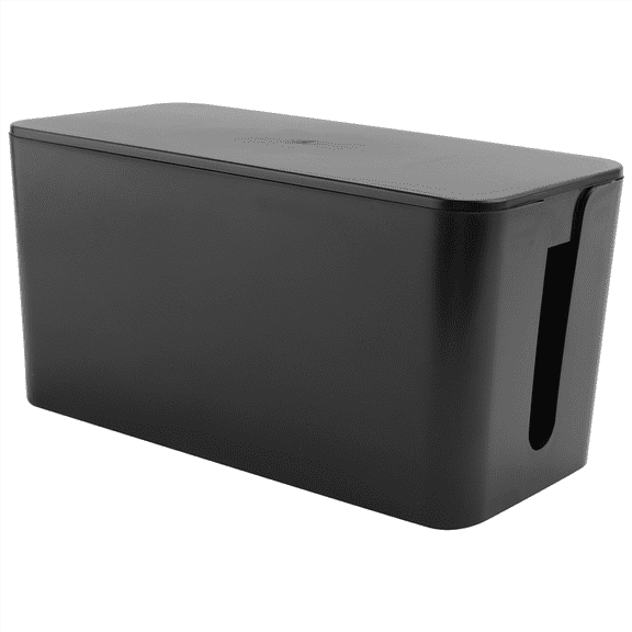 Cable Management Box Cord Organizer Power Strip Surge Protector Cover TV for Home Office