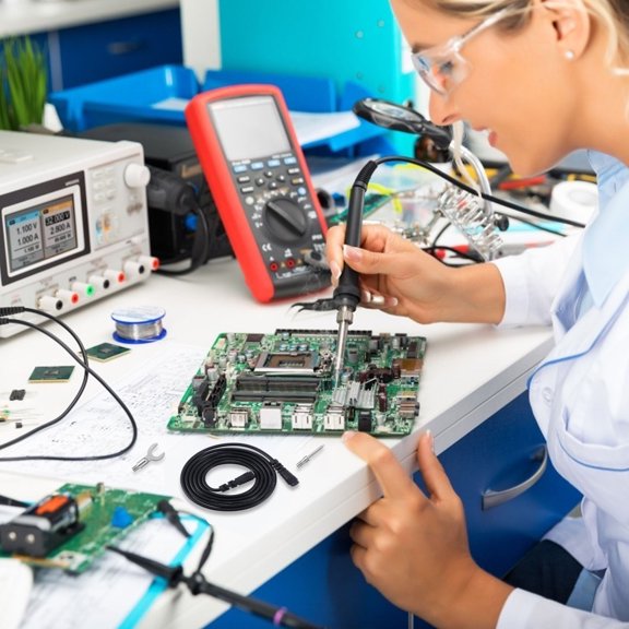 OUNONA 1Set Black Multimeter Test Cable with Replaceable Probes and Alligator Clips for Electronics