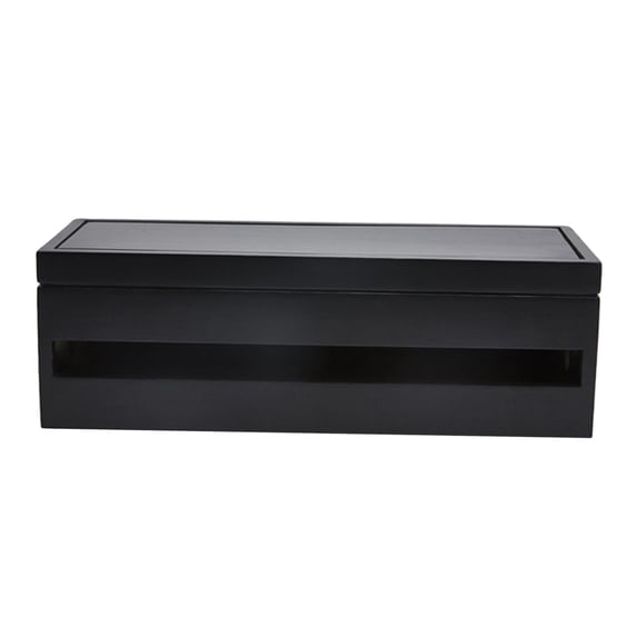 Cable Management Box, Hide and Conceal and Electrical Cords from TVs, Computers, and Desks Cord Organizer - Black