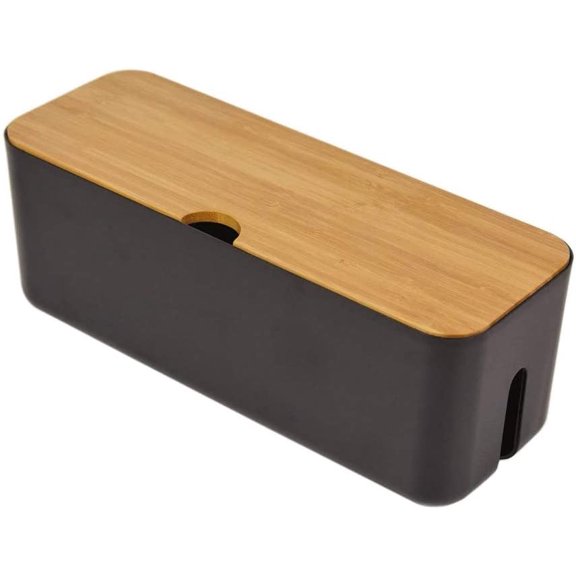 Cable Management Box| tripe Organier|Cord Organier Box| Hide and Conceal trips and Electrical Cords from TVs, Computers, and Desks| Ke Pets Safe