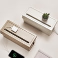 thumbnail image 1 of Cable Management Box with Power Strip Organizer and Device Stand for Home Office Desk Cord Storage and Clutter-Free Workspace, 1 of 6