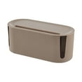 thumbnail image 1 of Cable Management Box with Removable Cover | WiFi Router & Plug Socket Organizer | Desktop Cable Storage Container with Ventilation & Phone Slot, 1 of 5