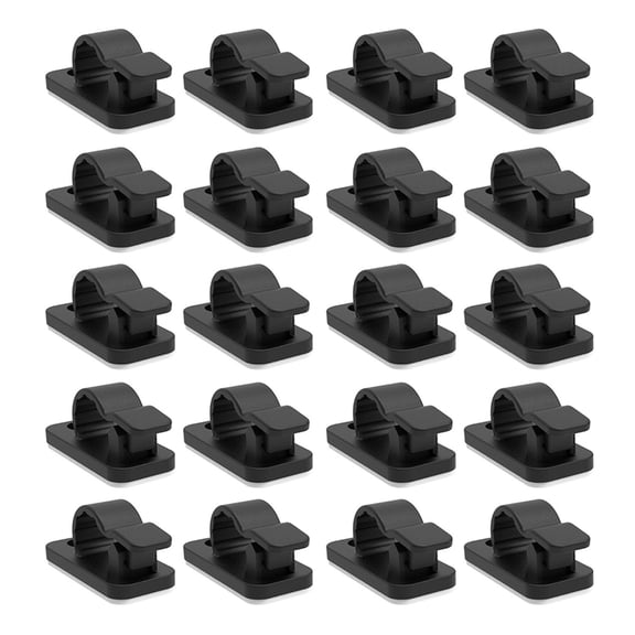 Cable Management Clips 20pcs Set For Efficient Wire Management Solution