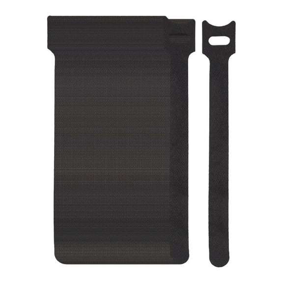 Cable Management Cozival 100-Pack Reusable Self-Gripping Cable Ties, T-Shaped Adhesive Mounts for Organizing Cords Under Desks, on Walls, Or in Vehicles, 6-Inch Length, Velcro Cable Ties, Black